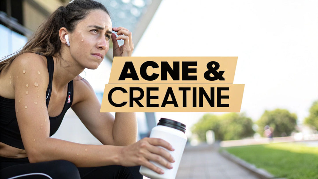 creatine and acne: Does this supplement trigger breakouts?