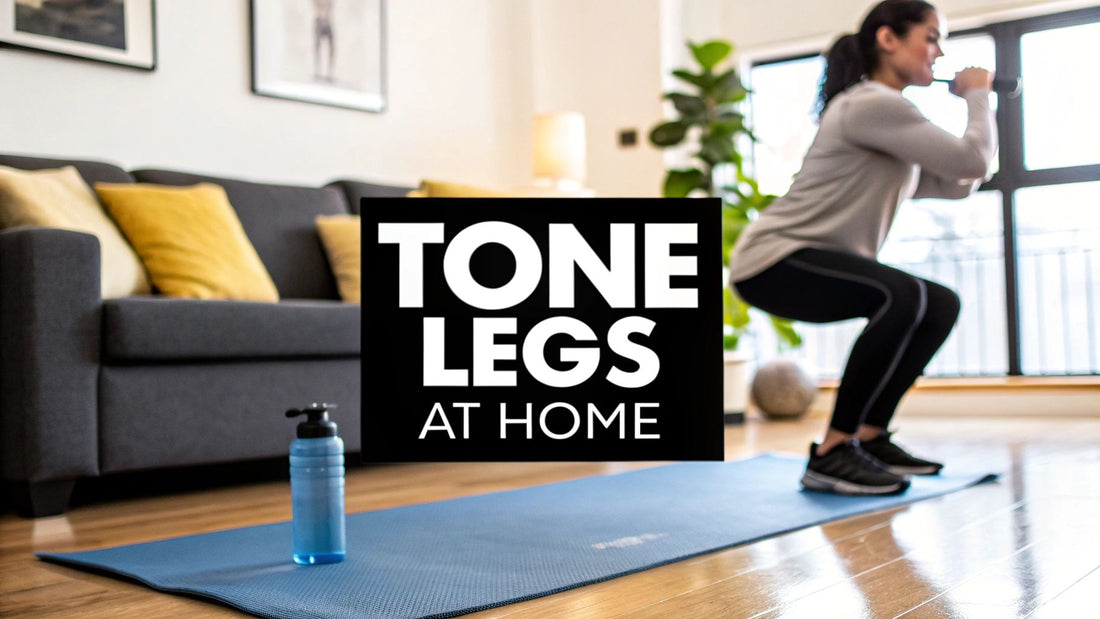 How to Tone Legs at Home With No Equipment