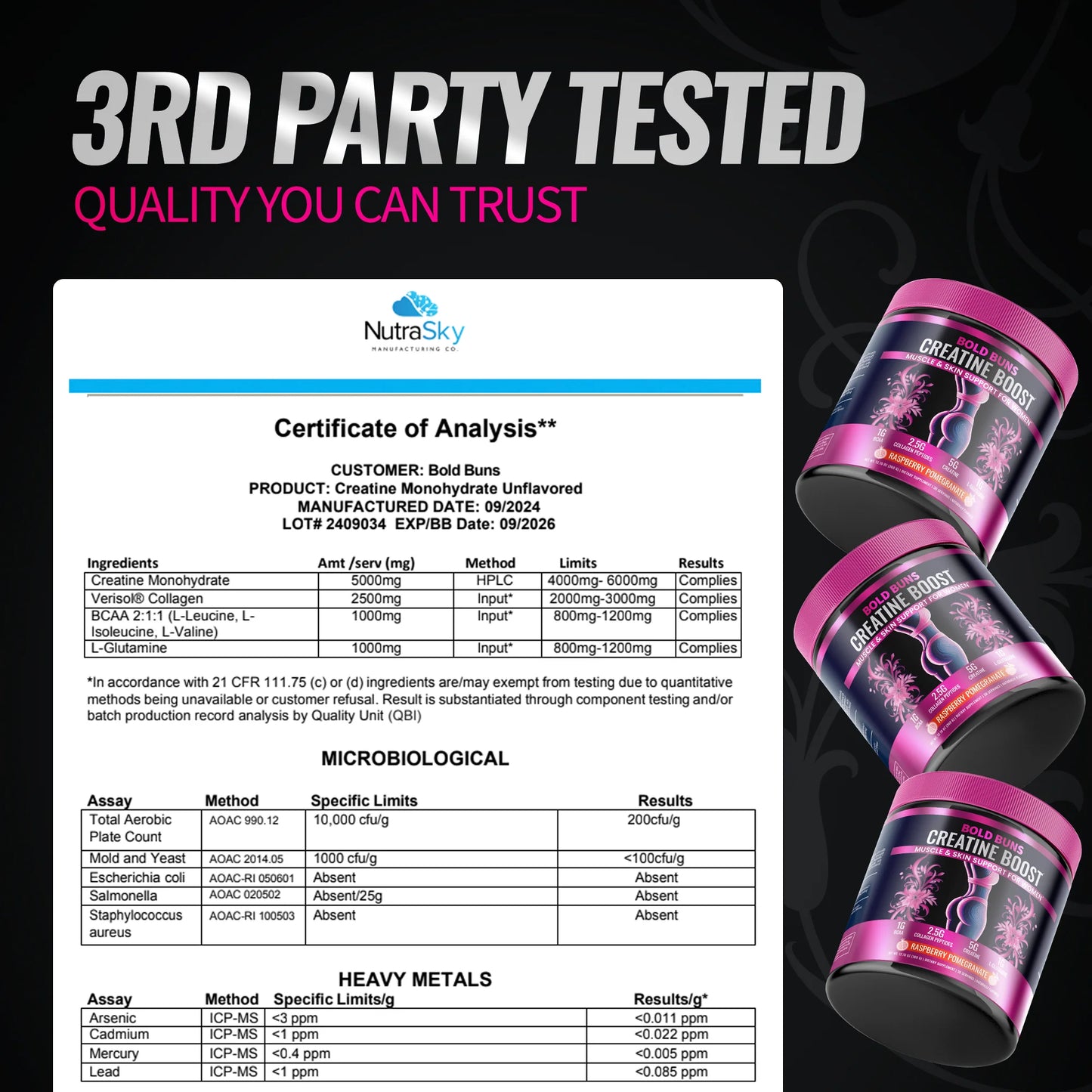 #1 Creatine for Women - Build Muscle & Reduce Cellulite