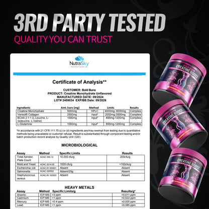 #1 Creatine for Women - Build Muscle & Reduce Cellulite